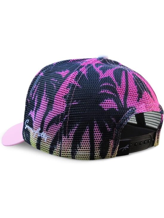 〽️Women Tree Palm Pink Snapback Baseball Cap Beach Trucker Accessories Hats main image 6